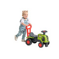 Falk Claas-traktor m/skubbehåndtag, rat og horn